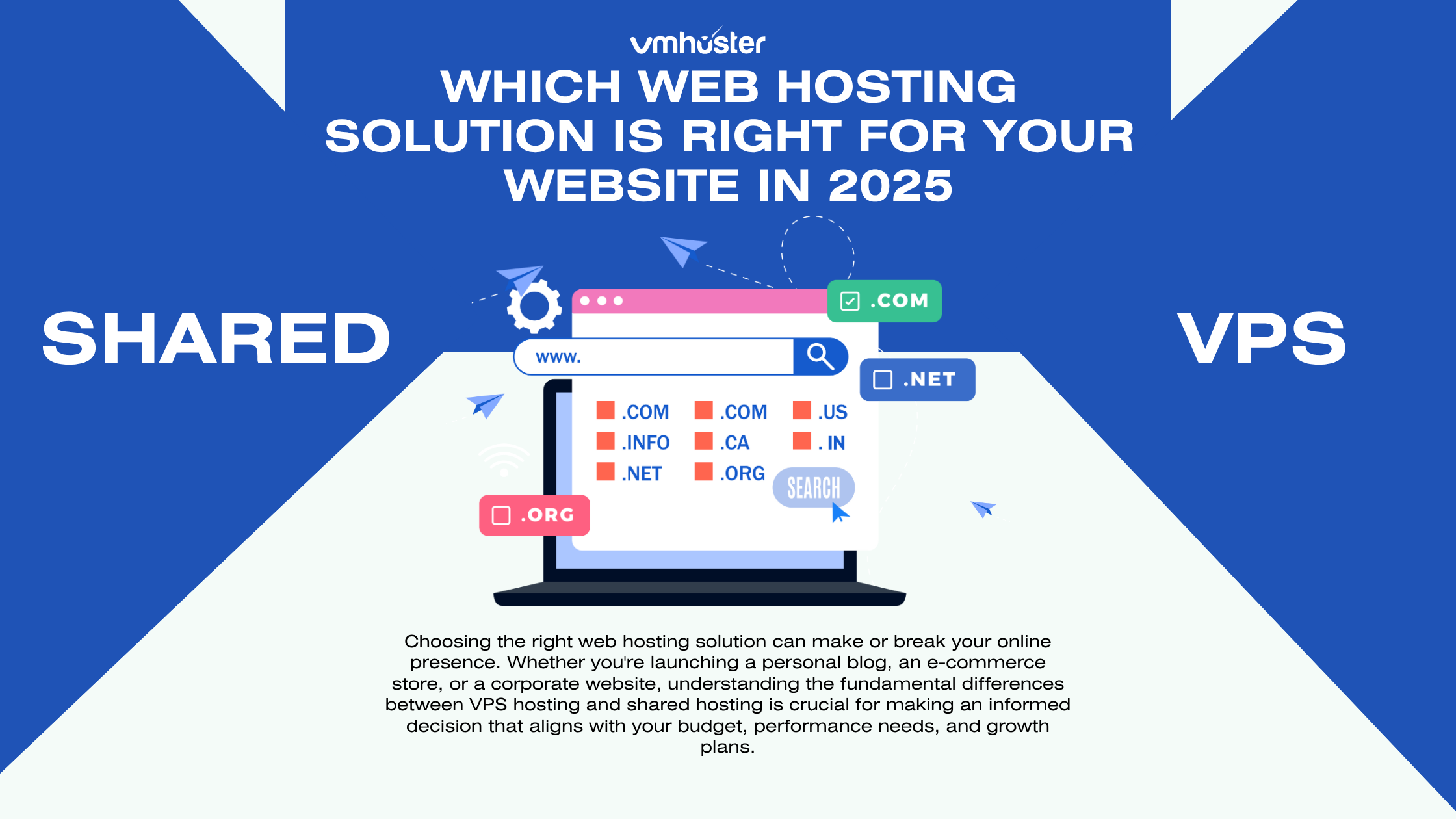 VPS hosting and shared hosting